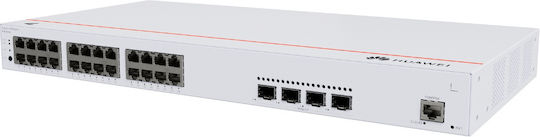 Huawei S220-24P4X Unmanaged L2 PoE Switch με 24 Θύρες Gigabit (1Gbps) Ethernet και 4 SFP Θύρες