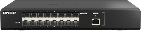 QNap Managed L2 Switch με 1 Θύρες Gigabit (1Gbps) Ethernet και 16 SFP Θύρες