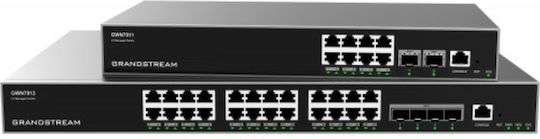 Grandstream GWN7811 Managed L3 Switch with 8 Gigabit (1Gbps) Ethernet Ports and 2 SFP Ports