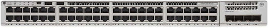 Cisco C9200-48P-E Managed L3 Switch with 48 Gigabit (1Gbps) Ethernet Ports and 4 SFP Ports