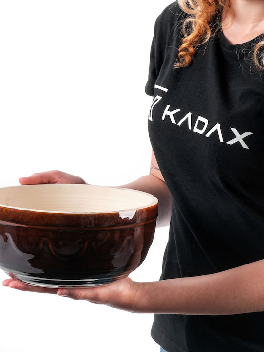 Kadax Salatschüssel Keramik Braun 1Stück