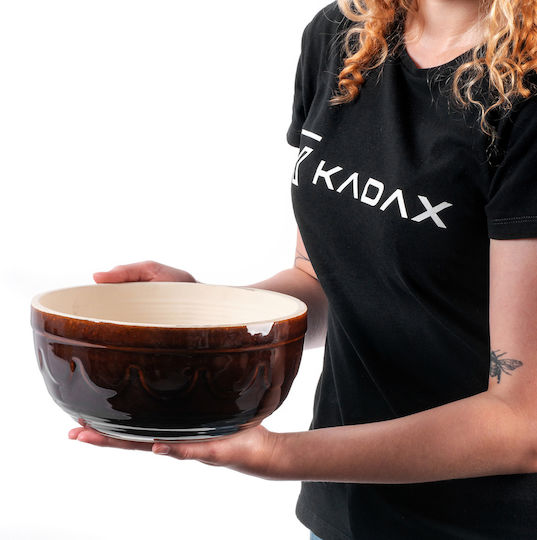 Kadax Salatschüssel Keramik Braun 1Stück