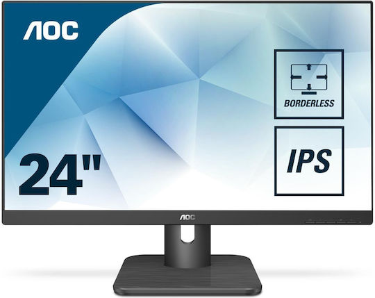 AOC 24E1Q IPS Monitor 23.8" FHD 1920x1080 με Χρόνο Απόκρισης 5ms GTG