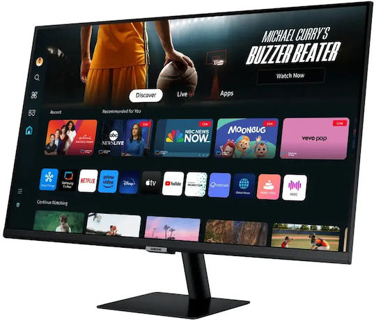 Samsung M70D VA HDR Smart Monitor 32" 4K 3840x2160 με Χρόνο Απόκρισης 4ms GTG