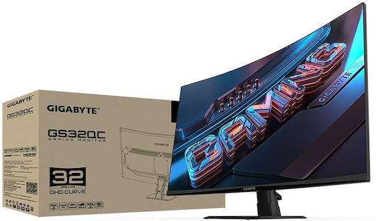 Gigabyte GS32QC VA Curved Gaming Monitor 31.5" QHD 2560x1440 165Hz