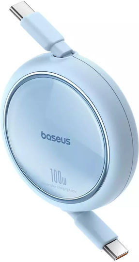 Baseus Free2Draw Ausziehbares USB 2.0 Kabel USB-C männlich - USB-C 100W PD Blau 1m P10364500311-00