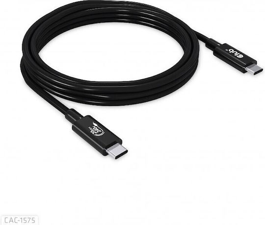 Club3D USB 2.0 Cable USB-C Male - USB-C 240W PD Black 3m