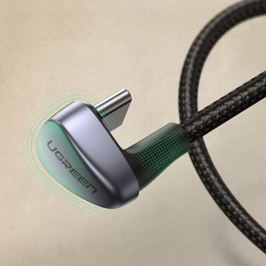 Ugreen USB 2.0 Кабел USB-C Мъжки - USB-A 18W Сив 1м 70313