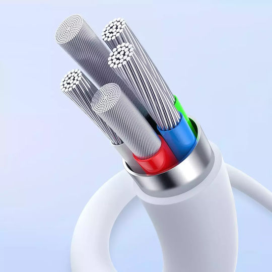 Baseus Superior Series 2 USB 2.0 Cable USB-C Male - USB-C 30W PD White 1m P10365200211-00