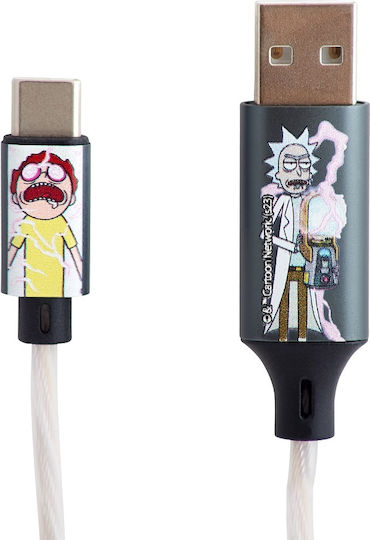 Lazerbuilt USB 2.0 Kabel USB-C männlich - USB-A 10W Mehrfarbig 1.2m
