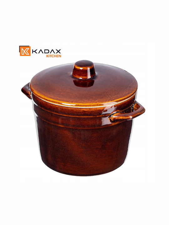 Kadax Oală Rotundă Ceramică 1lt 1buc