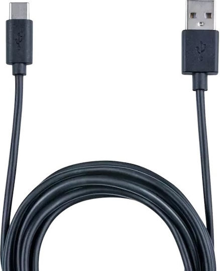 Nacon για PS5/Xbox Series Braided USB 2.0 Cable USB-C male - USB-A Μαύρο 3m 2τμχ