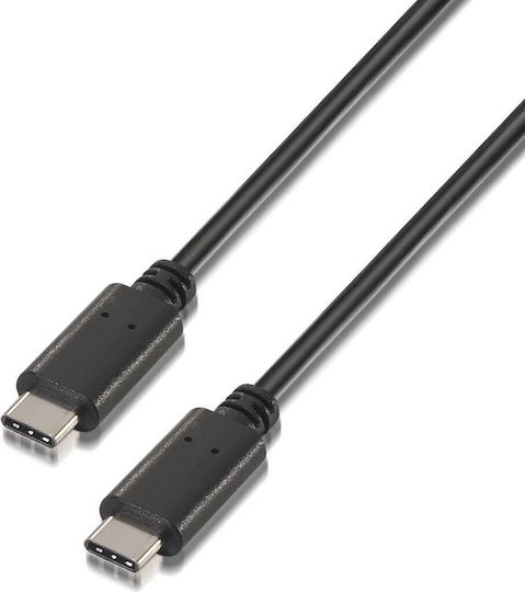 Equip USB 2.0 Cable USB-C male - USB-C Μαύρο 1.0m 12888307