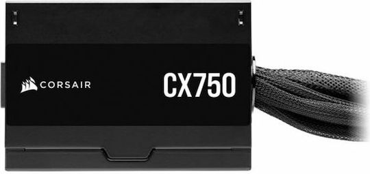 Corsair CX Series CX750 750W Μαύρο Τροφοδοτικό Υπολογιστή Full Wired 80 Plus Bronze