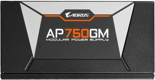 Gigabyte Aorus P750W 750W Black Computer Power Supply Full Modular 80 Plus Gold