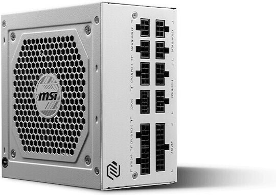 MSI MAG A850GL PCIE5 850W White Computer Power Supply Full Modular 80 Plus Gold