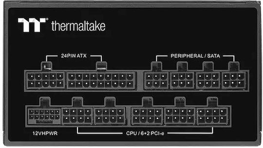 Thermaltake Toughpower GF A3 TT Premium Edition 1050W Black Computer Power Supply Full Modular 80 Plus Gold