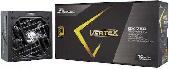 Seasonic Vertex GX 750W Black Computer Power Supply Full Modular 80 Plus Gold