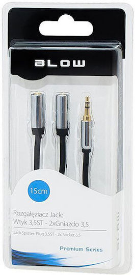 Blow Μετατροπέας 3.5mm male σε 3.5mm female 1τμχ 91-241