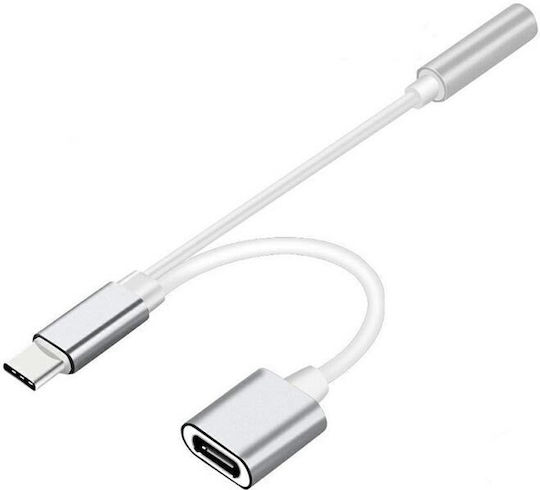 Hertz Converter USB-C / 3.5mm male to USB-C / 3.5mm female White 1pcs AT000020110