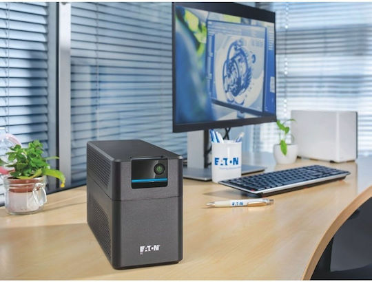 Eaton 5E Gen2 700 (FR) UPS Line-Interactive 700VA 360W με 2 Schuko Πρίζες