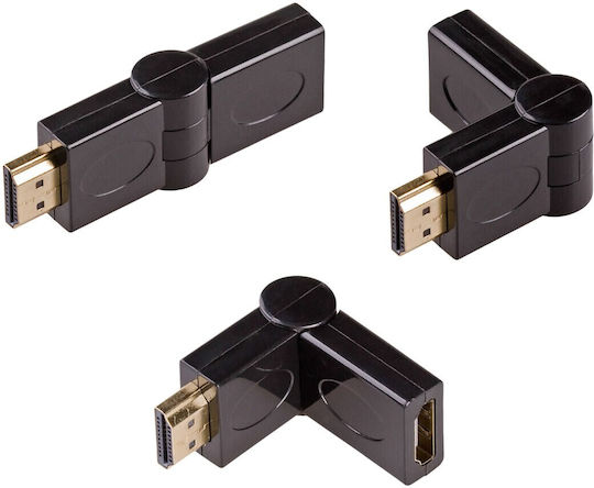Akyga Μετατροπέας HDMI male σε HDMI female 1τμχ AK-AD-40