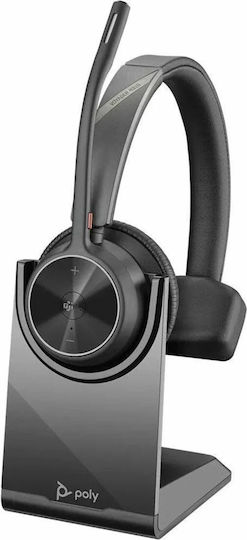 HP Poly Voyager Ασύρματα On Ear Multimedia Ακουστικά με μικρόφωνο