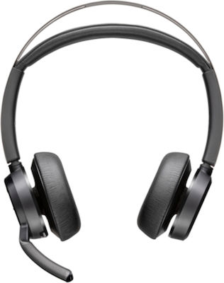 Poly Drahtlos Auf dem Ohr Multimedia-Headsets mit Mikrofon und Verbindung Bluetooth in Schwarz Farbe