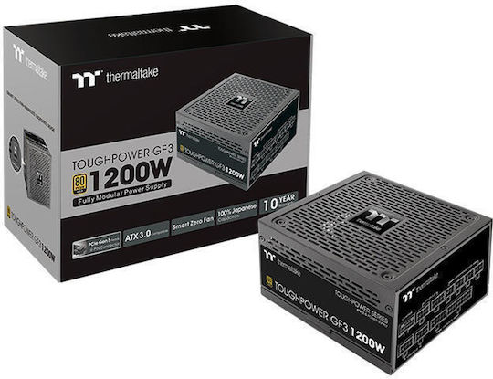Thermaltake Toughpower GF3 1200W Black Computer Power Supply Full Modular 80 Plus Gold