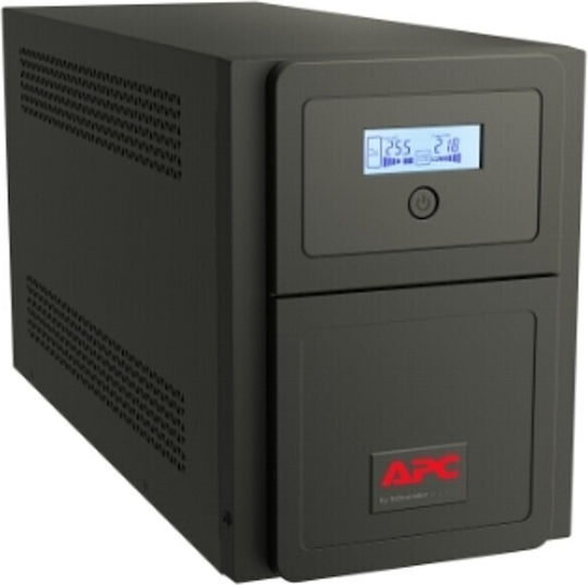 APC Easy UPS SMV 1500VA Line-Interactive 1050W with 6 IEC Power Plugs