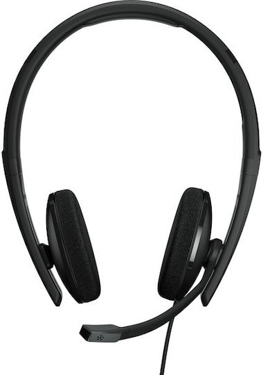 Epos ADAPT 160T USB-C II На ушите Мултимедийни слушалки с микрофон в Черен цвят