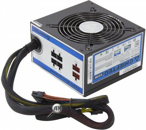 Chieftec CTG-650C 650W Μαύρο Τροφοδοτικό Υπολογιστή Semi Modular 80 Plus Standard