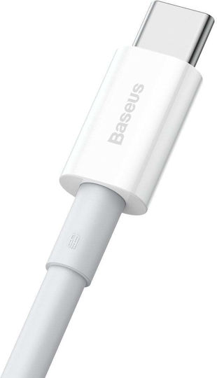 Baseus Superior Series USB 2.0 Kabel USB-C männlich - USB-A 66W PD Weiß 1m CATYS-02