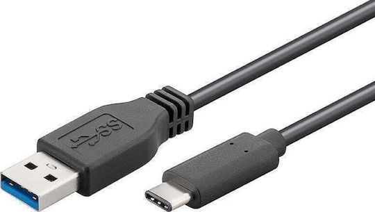 Microconnect USB 3.0 Cable USB-C male - USB-A Black 0.25m (USB3.2CA0.25)