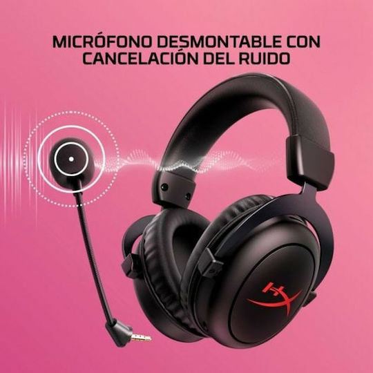 HyperX Cloud II Core Ασύρματο Over Ear Gaming Headset με σύνδεση USB