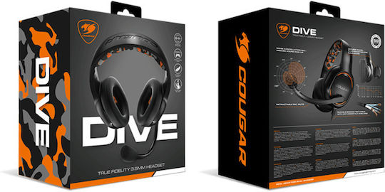 Cougar Dive Over Ear Gaming Headset με σύνδεση 3.5mm