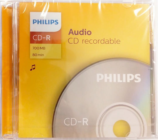Philips Recordable CD-R 700MB Cake Box 1pcs