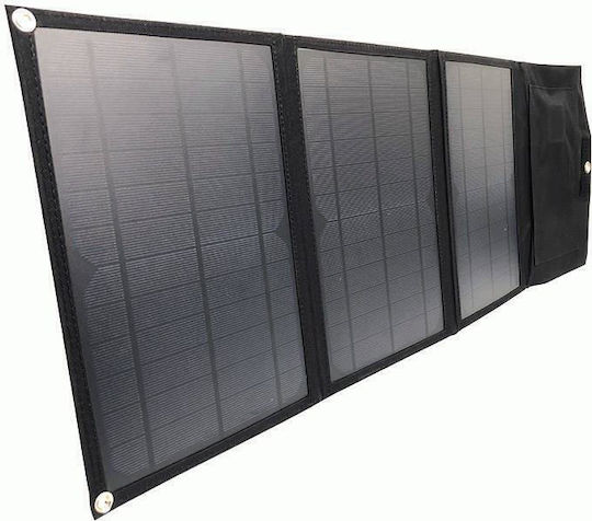 XO XRYG-416-3 Foldable Solar Panel Charger 60W with USB Output for Portable Devices