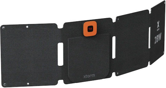 Xtorm Solarbooster Αναδιπλούμενος Ηλιακός Φορτιστής Φορητών Συσκευών 28w 2xusb