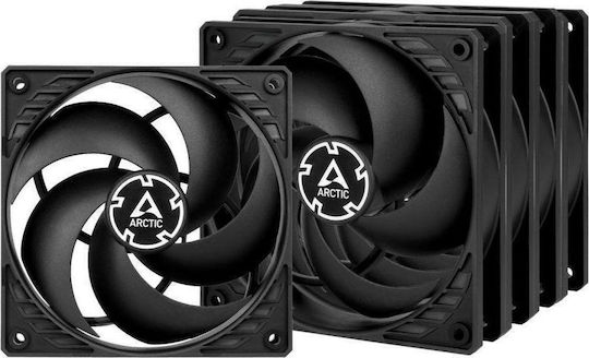 Arctic F12 PWM PST Case Fan 120mm 1350rpm 53cfm Without LED Lighting And 4-Pin Connection 5pcs
