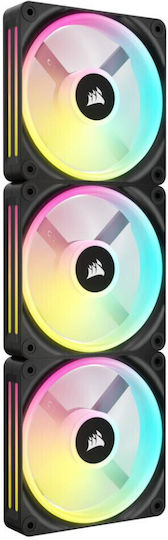 Corsair iCUE LINK QX120 Case Fan (2400rpm) με RGB Φωτισμό 3τμχ