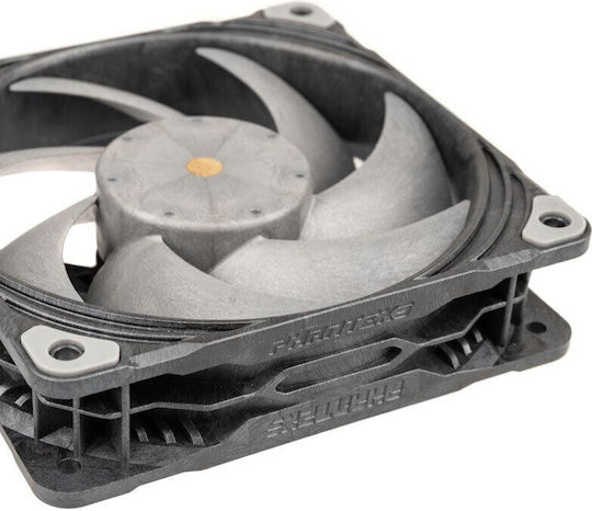 Phanteks F120T30 Gehäuselüfter (2000rpm / 67cfm) Ohne LEDs Beleuchtung und Verbindung 4-Pin PWM 3 Stück