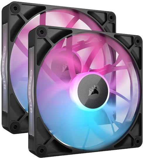 Corsair iCue Link RX140 Case Fan 1700rpm 95.7cfm with RGB Lighting and 4-Pin PWM Connection 2pcs