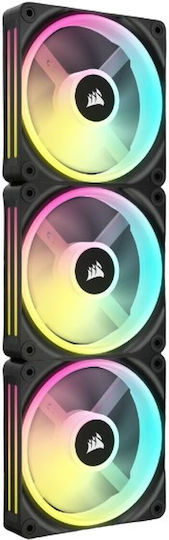 Corsair iCUE LINK QX120 Case Fan (2400rpm) με RGB Φωτισμό 3τμχ