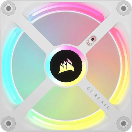 Corsair iCUE LINK QX120 Case Fan 2400rpm With RGB White Lighting