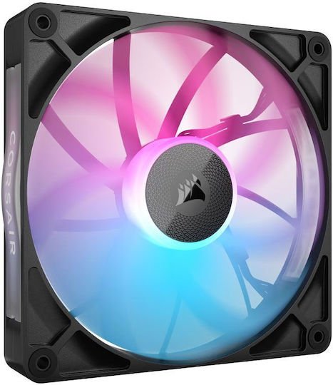 Corsair iCue Link RX140 Вентилатор за Кутия (1700 Оборота / 95.7 CFM) с RGB Осветление и 4-изводна ШИМ Свързване