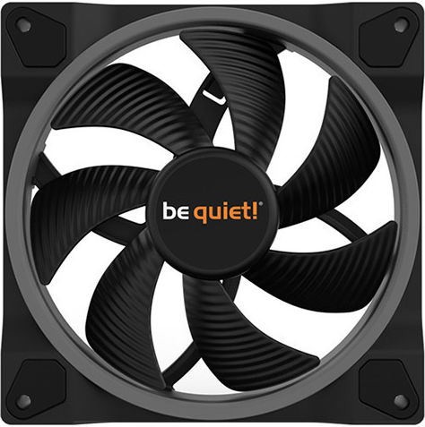 Be Quiet Light Wings Вентилатор за кутия 140mm (1500rpm / 56cfm) с ARGB осветление и свързване 4-изводна PWM