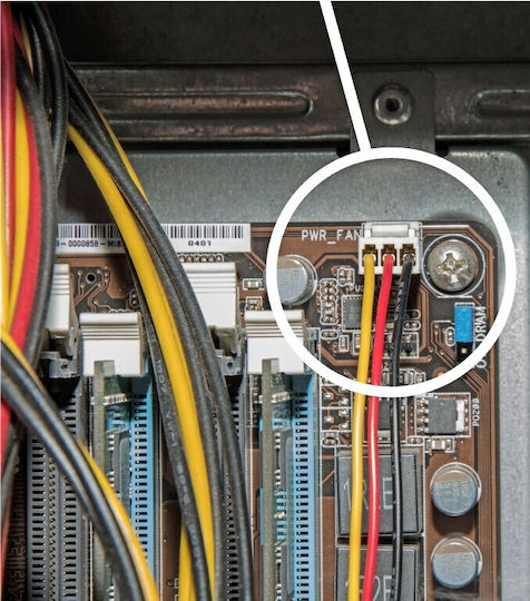 Gembird Gehäuselüfter 3 Ball Gehäuselüfter 120mm (2500rpm / 24,8cfm) Ohne LEDs Beleuchtung und Verbindung 3-polig