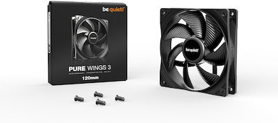 Be Quiet Pure Wings 3 Case Fan 120mm με Σύνδεση 3-Pin