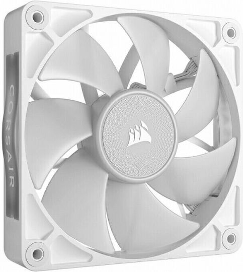 Corsair iCue Link RX120 Case Fan 2100rpm 74.2cfm with RGB Lighting and 4-Pin PWM Connection White